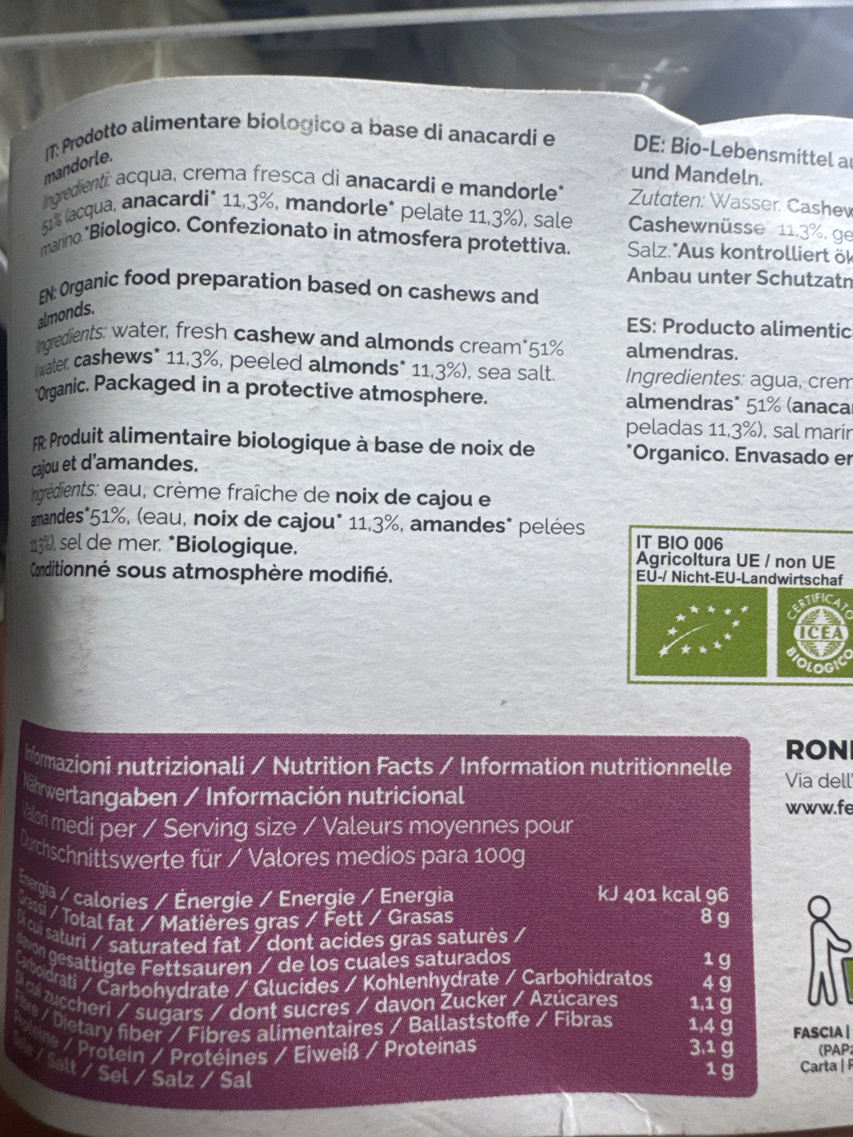 Ecotta 140g Fermaggio®