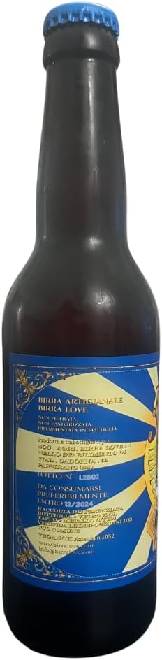 Love Beer Blonde | Certificata Vegan | 33cl | Session IPA Artigianale Vegan 4,5%