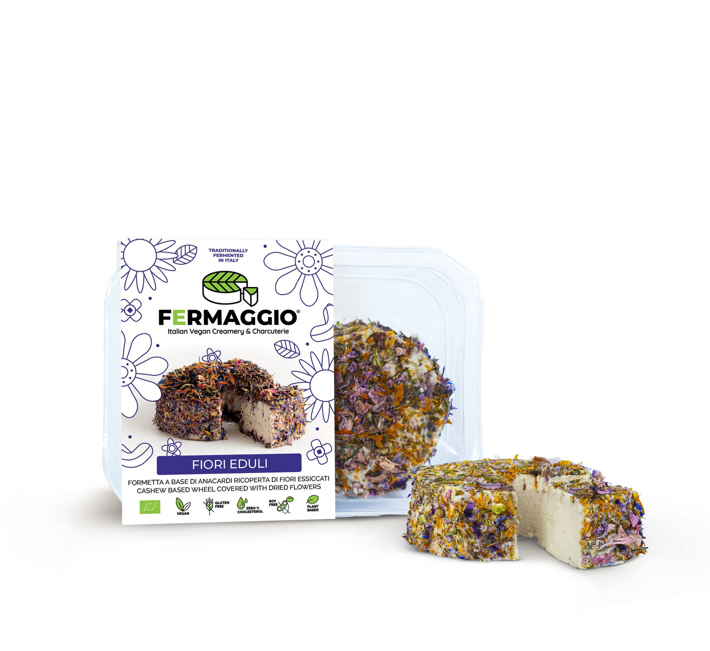 Fiori Eduli Bio 120g | Fermaggio | Formaggio Vegan