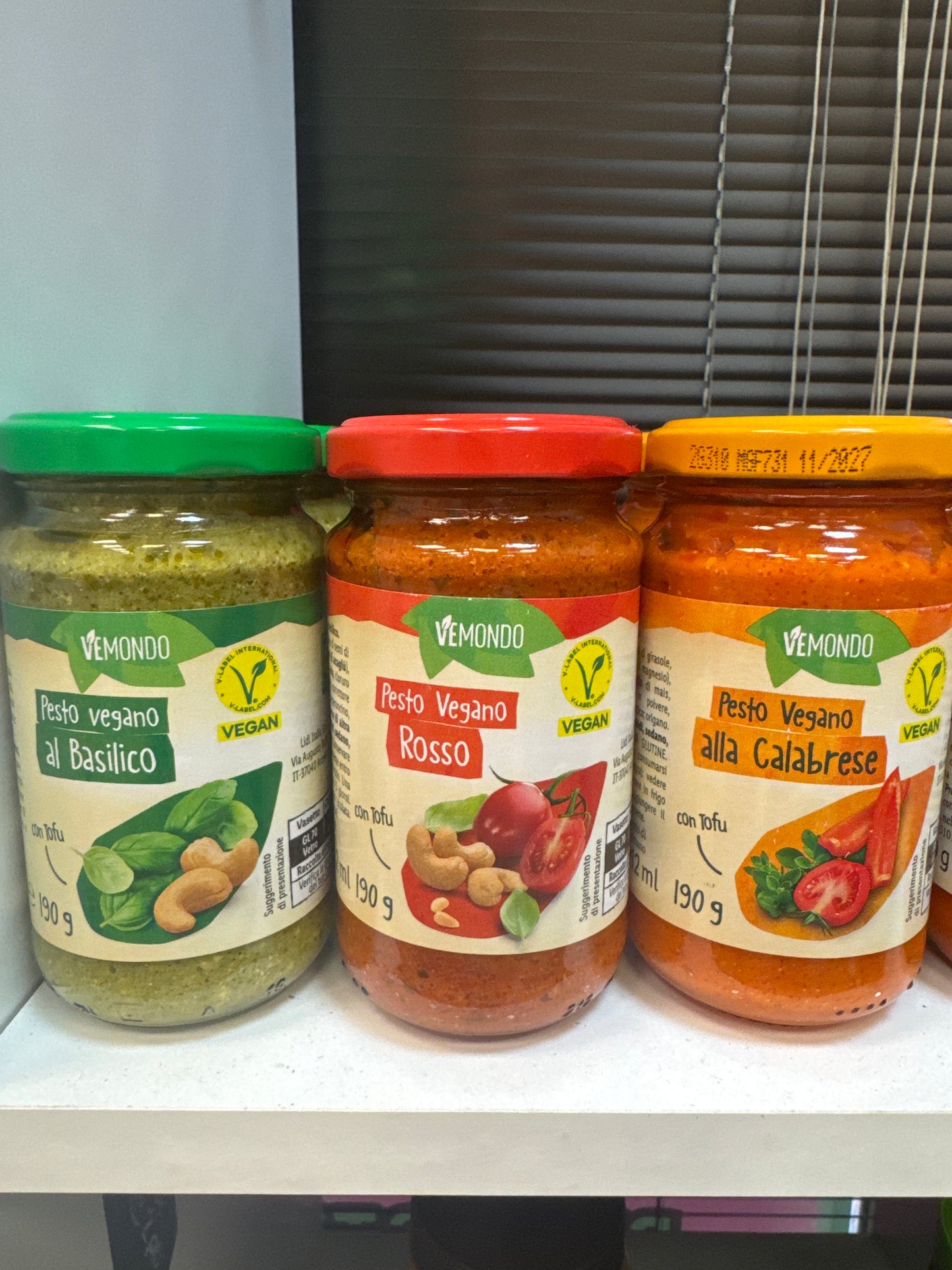 Pesto Vegano Vemondo 212ml | 3 Gusti