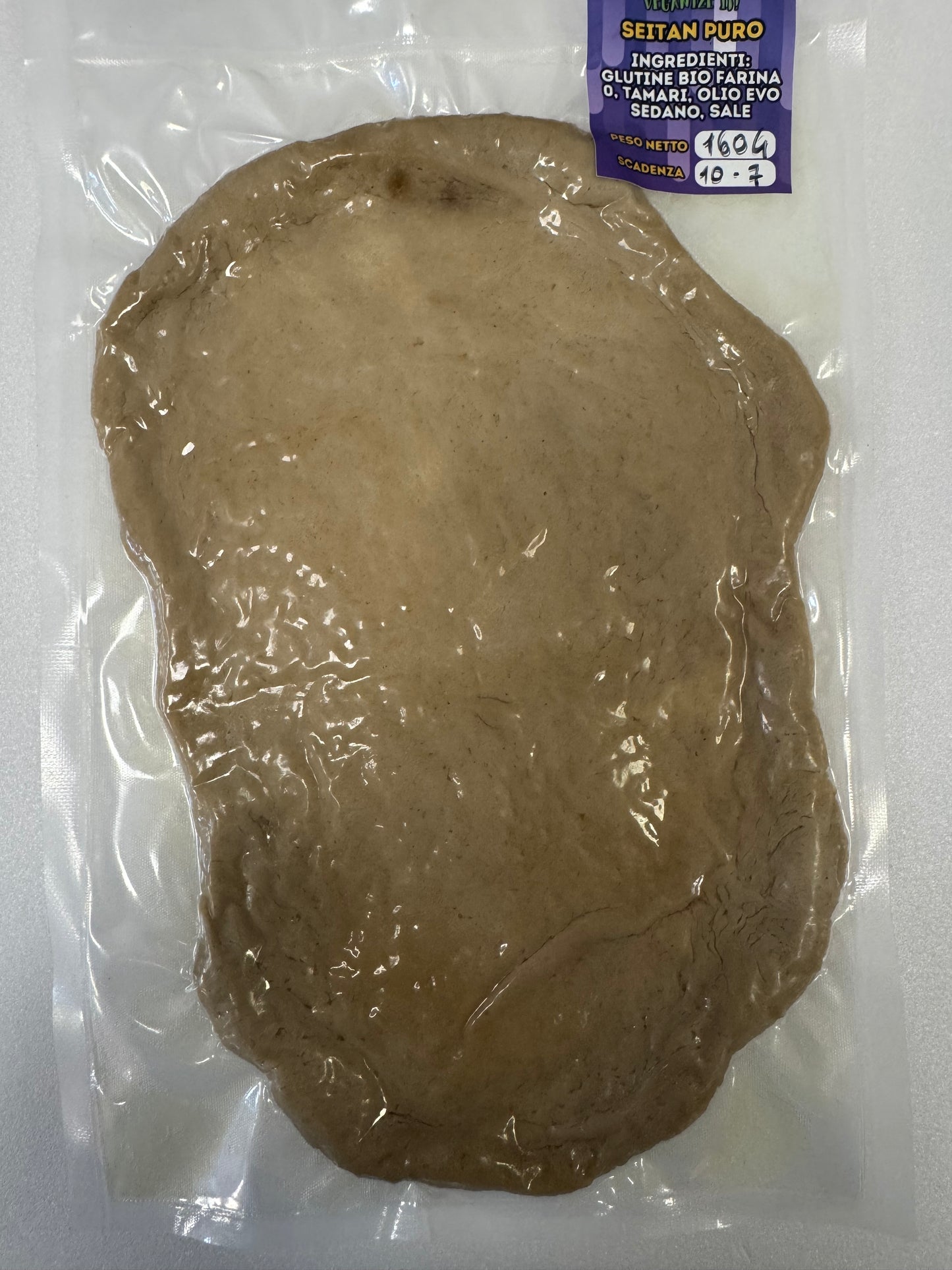 Bistecca di Seitan Veganize x Snoopy Food 200g – Alternativa Vegana alla Carne, Ricca di Proteine, Prodotto Artigianale Italiano, 100% Vegetale, Senza Conservanti