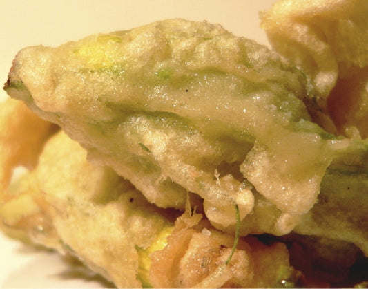 Fiori di Zucca Fritti Vegan