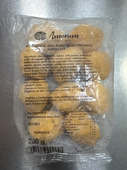 Olive Ascolane Veg 200g