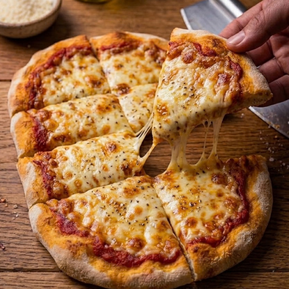 Pizza Margherita Con Vegarella