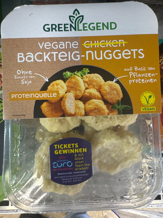 Pepite di Pollo Vegano in Pastella 180g - Green Legend