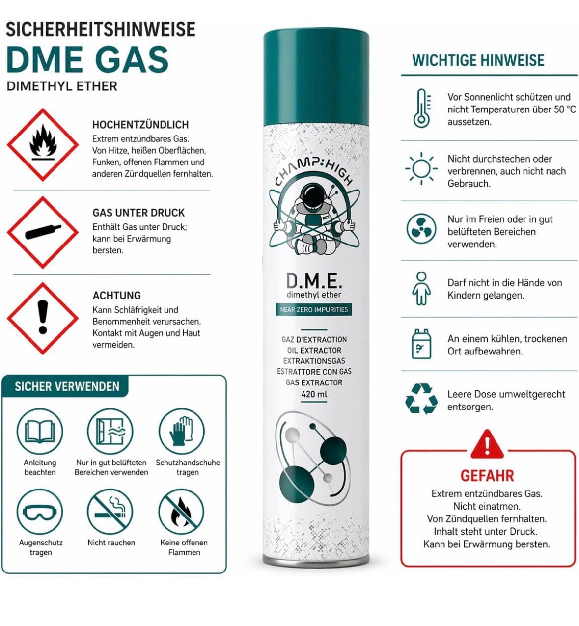 Champ High DME 420ml